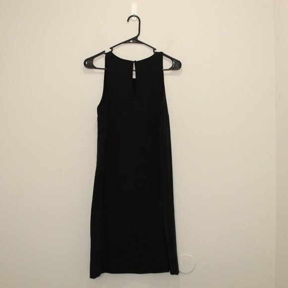 Cynthia Rowley 100% Silk Black Slip Dress Size 4 - Picture 3 of 5